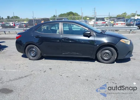 2014 Toyota Corolla Le z USA, uszkodzony, nr VIN 2T1BURHE9EC116487